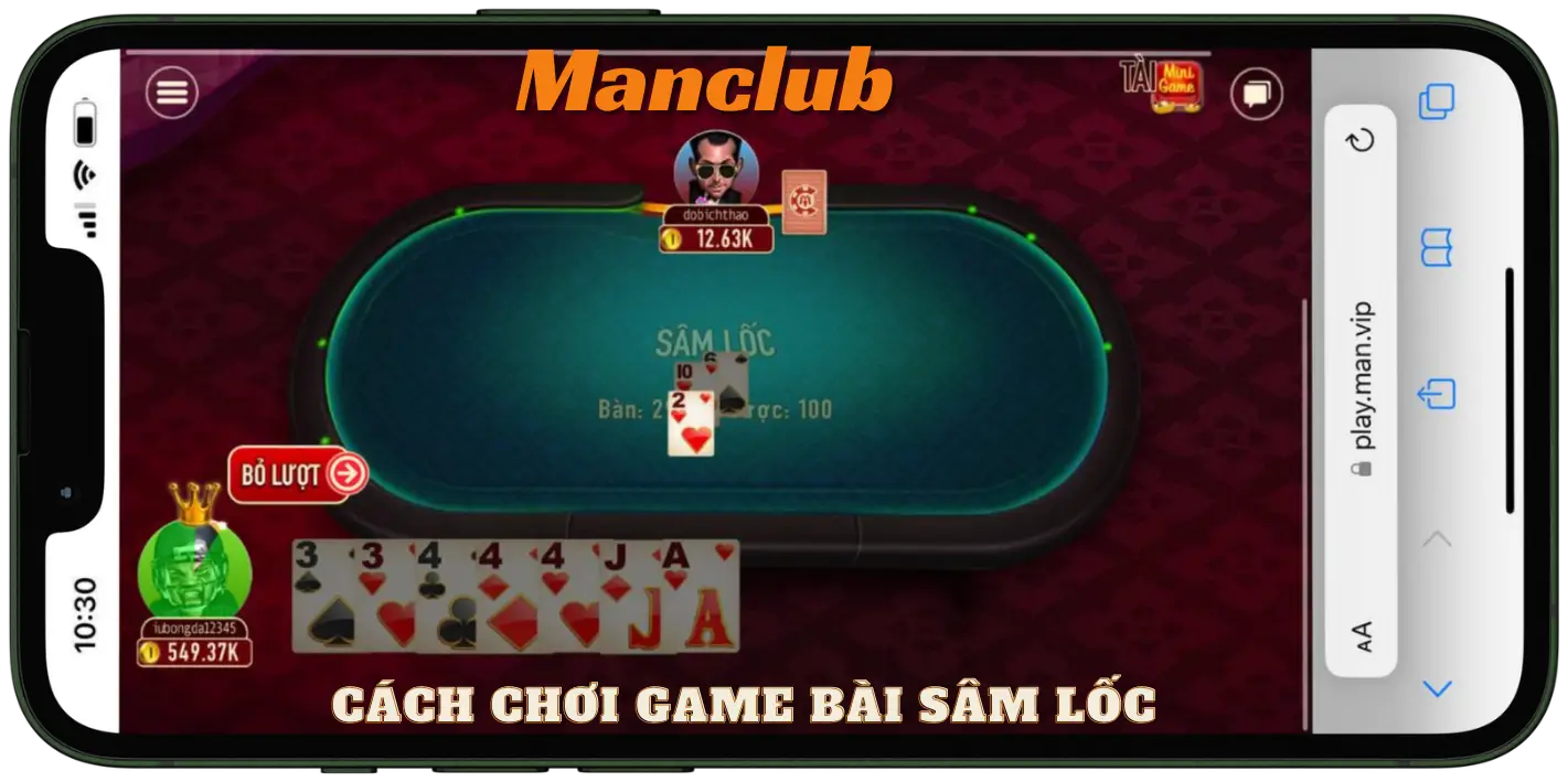 Cách chơi game bài sâm lốc manclub