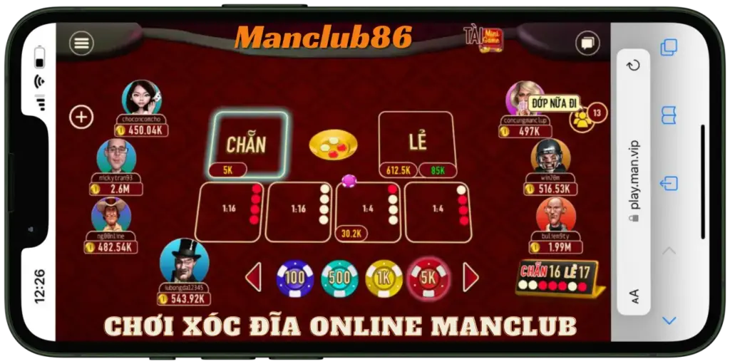 Xóc Đĩa Manclub