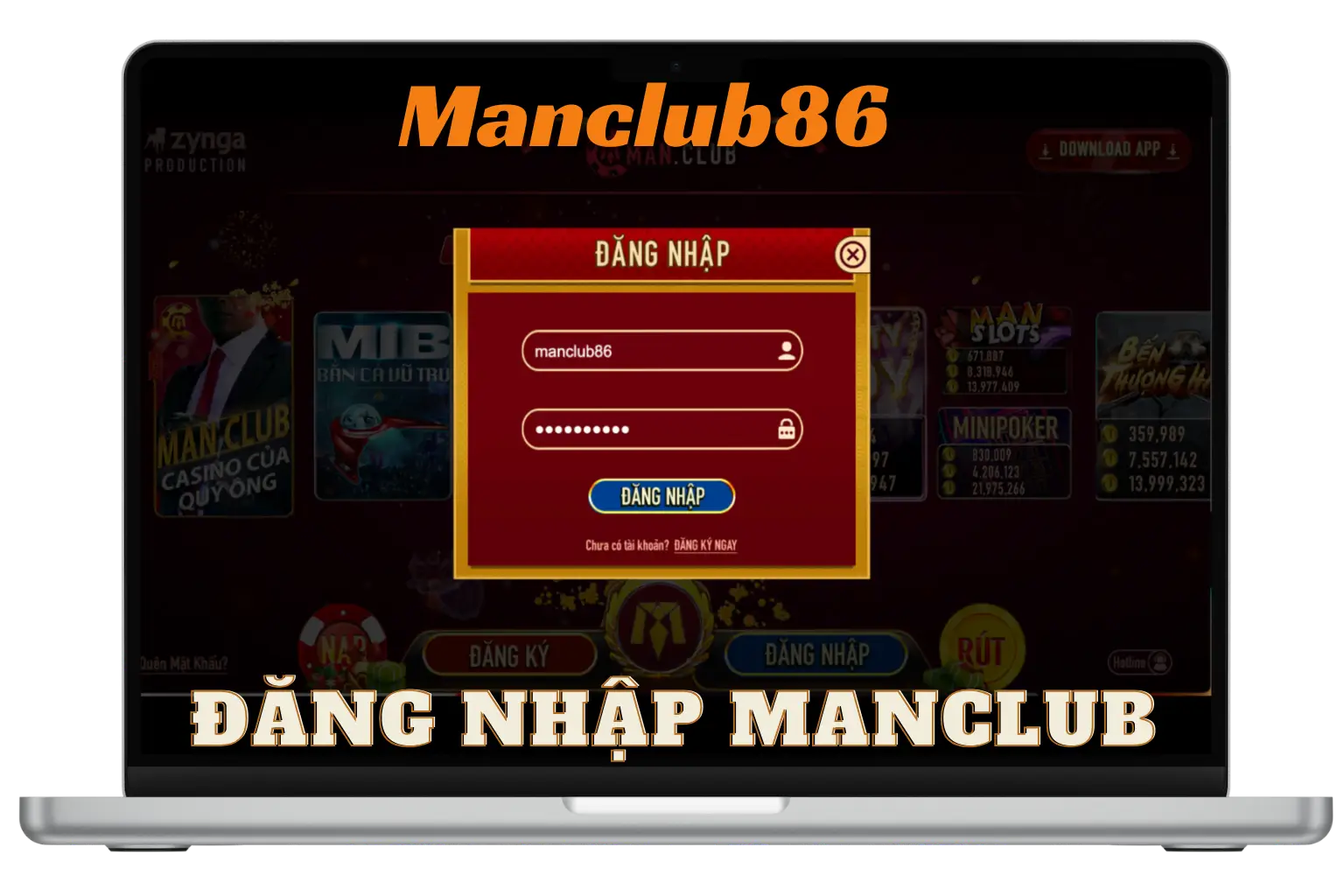 Đăng Nhập Manclub nhanh chóng và đơn giản không bị lỗi