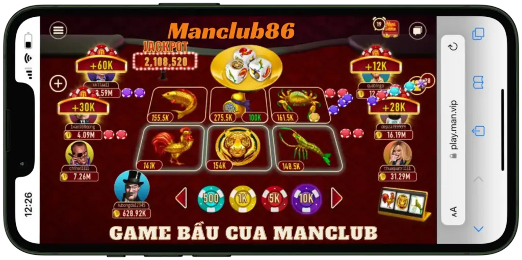 Bầu cua là gì? Cách chơi & Luật chơi Bầu Cua trực tuyến 1 Game Bầu Cua Manclub