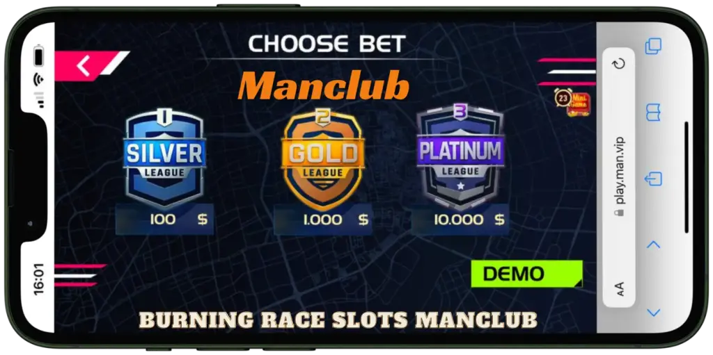 Luật chơi và cách tính điểm Burning Race Slot Manclub